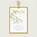 Recordatorio Comunión con Lazo Vegetal VALERIA