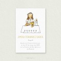 Recordatorio Comunión Sencillo Niña JIMENA