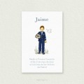 Recordatorio Comunión Sencillo Niño JAIME