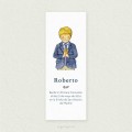 Marcapáginas Comunión Sencillo Niño ROBERTO