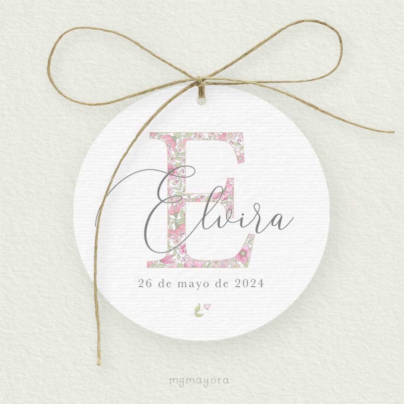 Etiqueta Comunión Vegetal ELVIRA