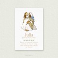 Recordatorio Comunión Sencillo Niña  JULIA
