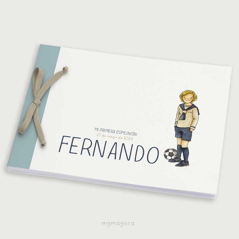 Álbum Comunión tapa blanda FERNANDO