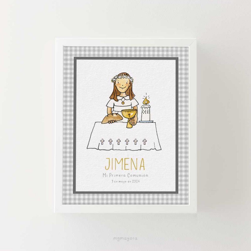 Cuadro Comunión JIMENA