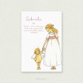 Recordatorio Comunión Sencillo Niña GABRIELA