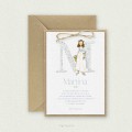 Invitación Comunión Kraft Niña MARTINA