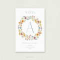 Recordatorio Comunión Sencillo Vegetal ANDRÉS