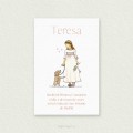 Recordatorio Comunión Sencillo Niña TERESA