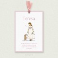 Recordatorio Comunión con Lazo Niña TERESA