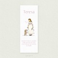 Marcapáginas Comunión Sencillo Niña TERESA