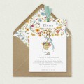Invitación Comunión con Lazo Niña ELENA