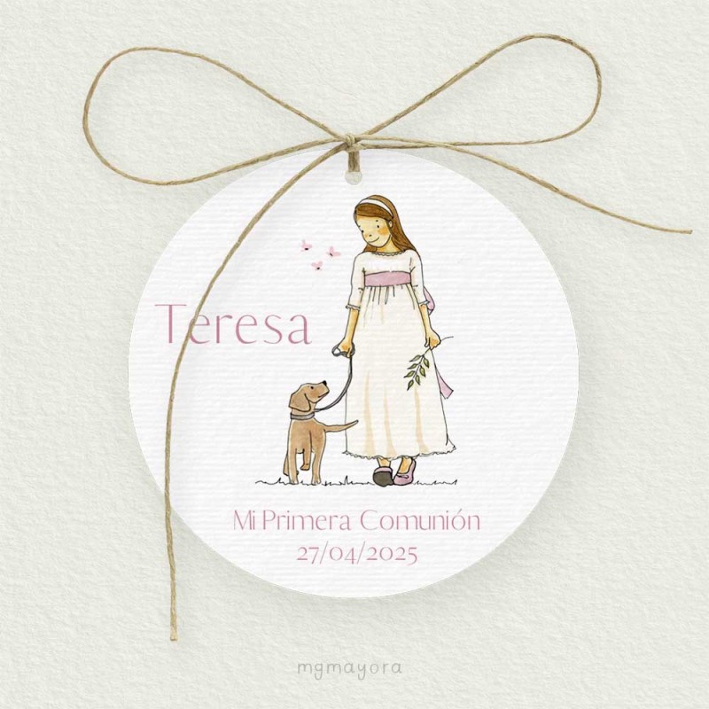 Etiqueta Comunión Niña TERESA