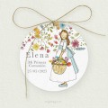 Etiqueta Comunión Niña ELENA