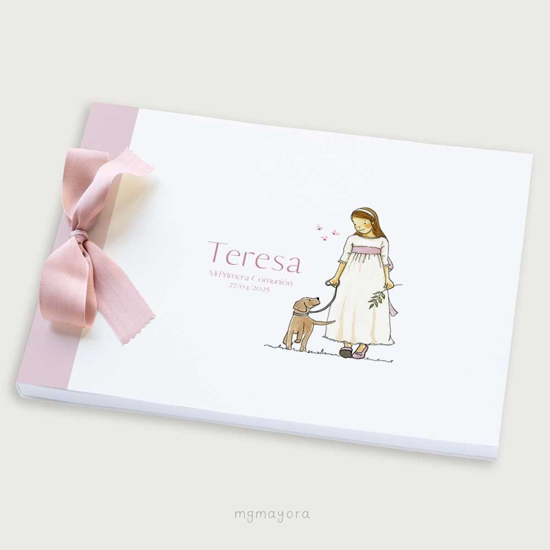 Álbum Comunión tapa blanda TERESA