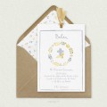 Invitación Comunión con Lazo Vegetal BELÉN