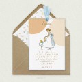 Invitación Comunión con Lazo Niña EUGENIA