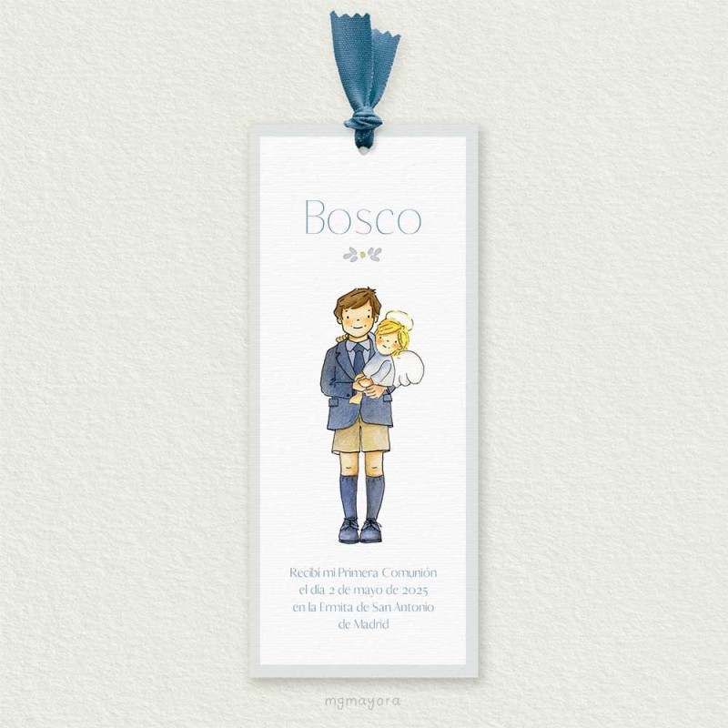 Marcapáginas Comunión Kraft Niño BOSCO