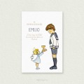 Recordatorio Comunión Sencillo Niño EMILIO