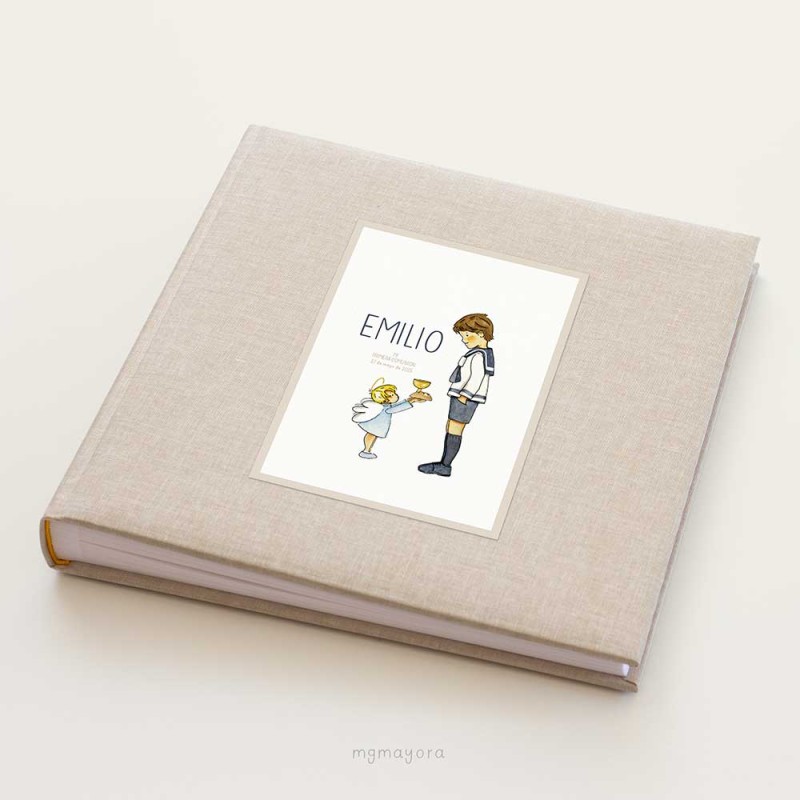 Álbum Comunión tapa dura EMILIO