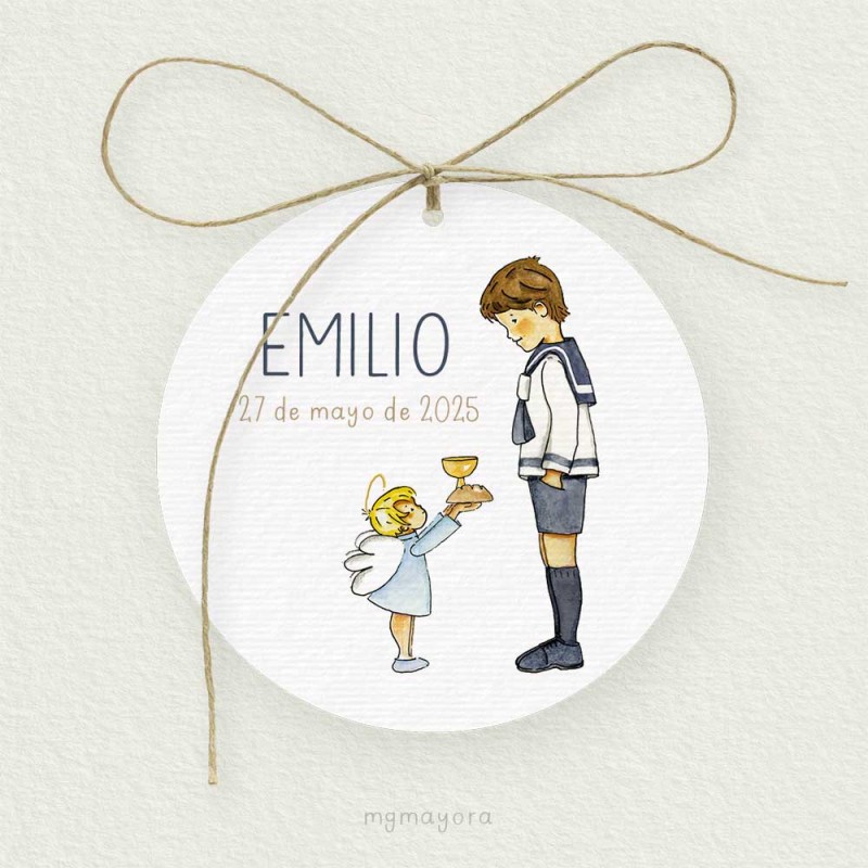 Etiqueta Comunión Niño EMILIO