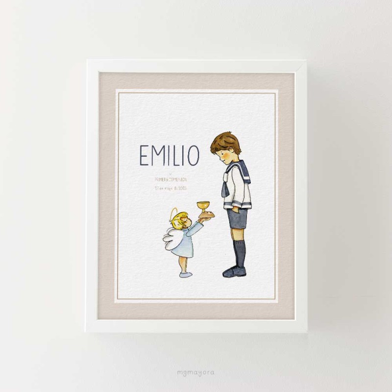 Cuadro Comunión EMILIO