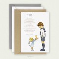 Invitación Comunión Sencilla Niño EMILIO