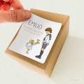 Pegatina Comunión Niño EMILIO (12uds)