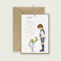 Invitación Comunión Kraft Niño EMILIO