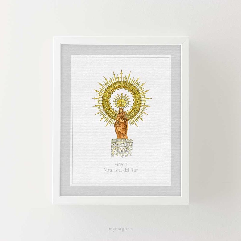 Cuadro de Virgen NTRA SRA DEL PILAR