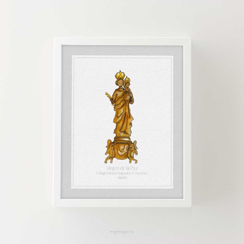 Cuadro de Virgen DE LA PAZ