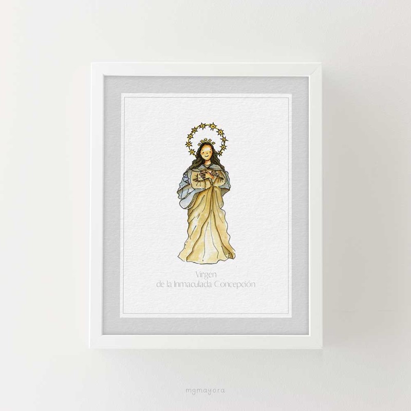 Cuadro de Virgen INMACULADA CONCEPCIÓN