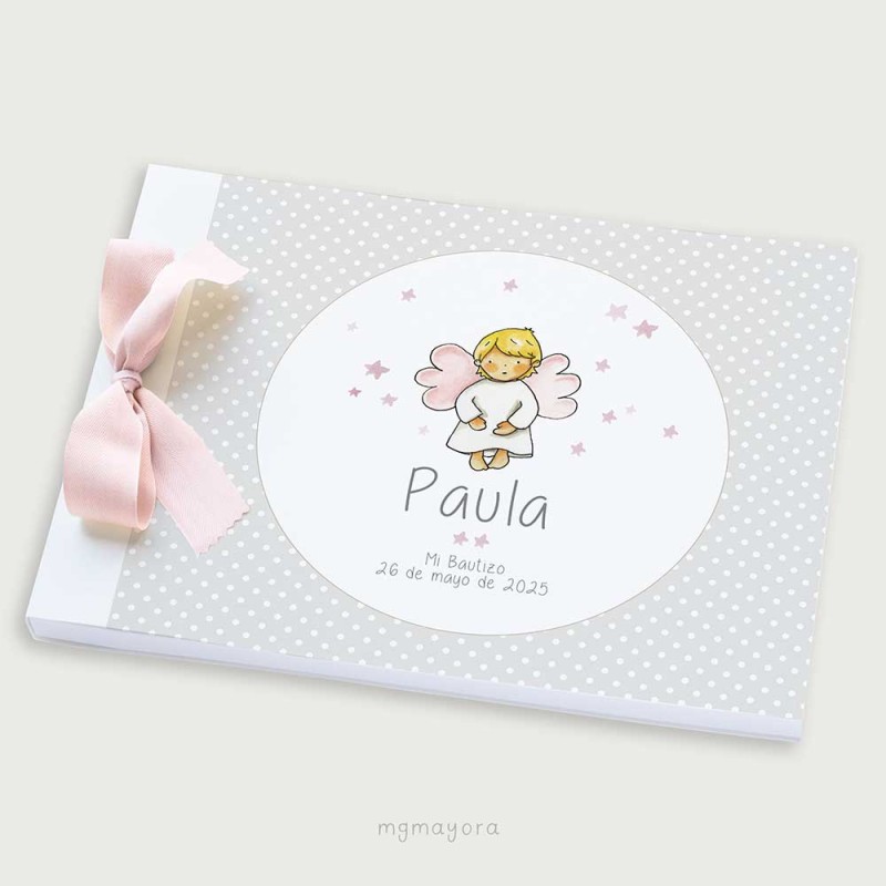 Álbum Bautizo tapa blanda PAULA