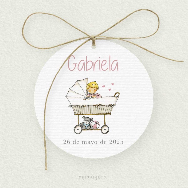 Etiqueta Bautizo GABRIELA
