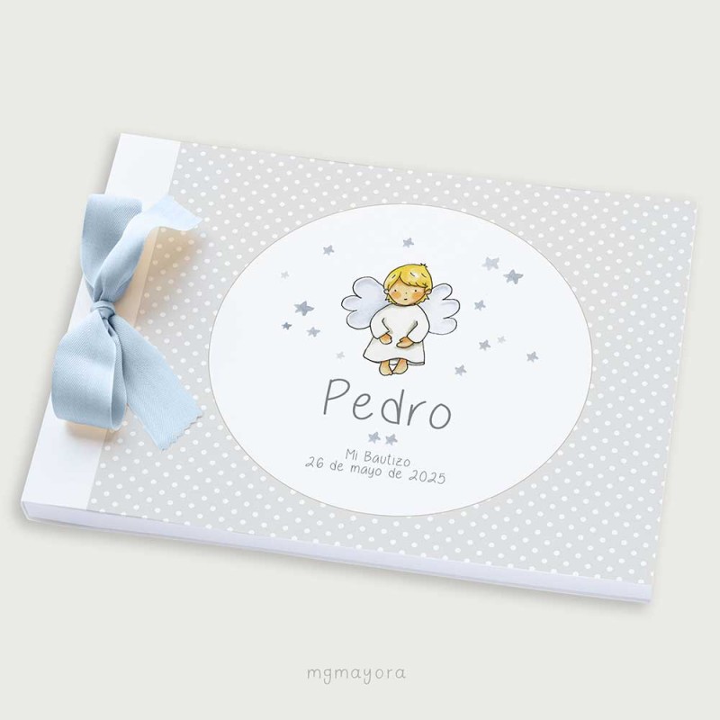 Álbum Bautizo tapa blanda PEDRO