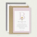 Invitación Bautizo Sencilla Niña BELÉN