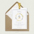 Invitación Comunión con Lazo Vegetal BELÉN