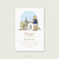 Recordatorio Comunión Sencillo Niño HUGO