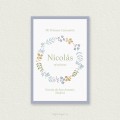 Recordatorio Comunión Sencillo Vegetal NICOLÁS