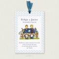 Recordatorio Comunión con Lazo Pareja FELIPE Y JAVIER