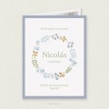Recordatorio Comunión para Foto Vegetal NICOLÁS