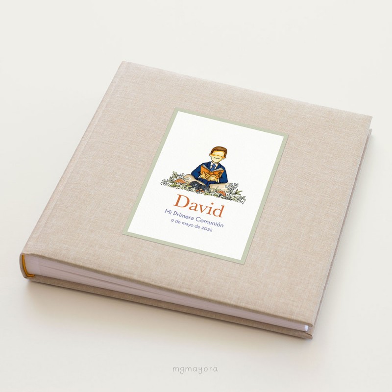 Álbum Comunión tapa dura DAVID