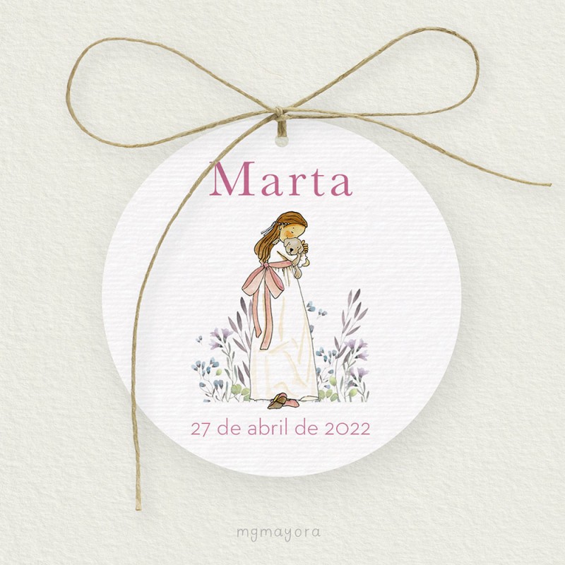 Etiqueta Comunión Niña MARTA