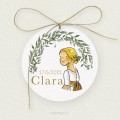 Etiqueta Comunión Niña CLARA