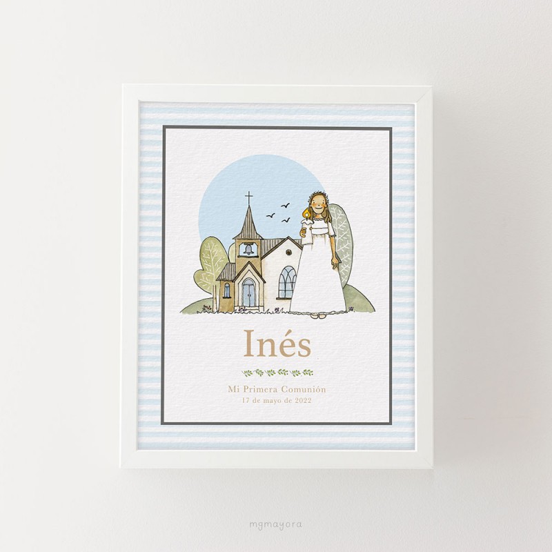 Cuadro Comunión INÉS