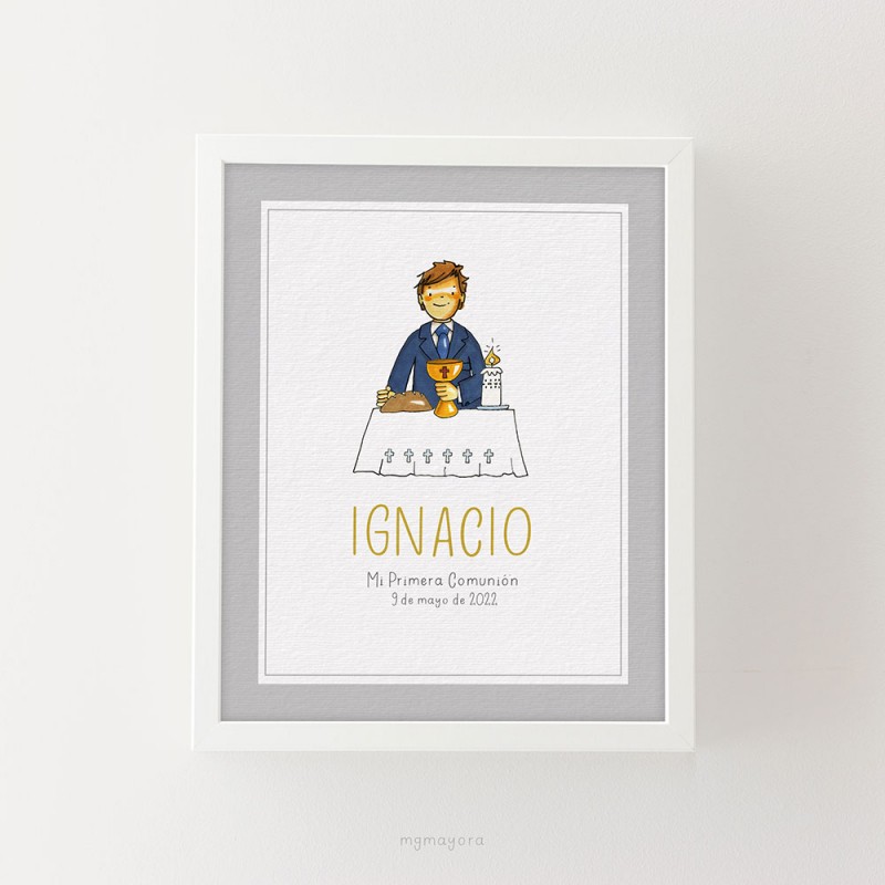 Cuadro Comunión IGNACIO