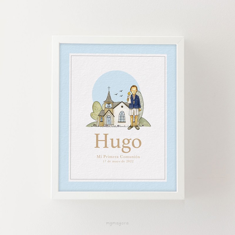 Cuadro Comunión HUGO