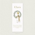 Marcapáginas Comunión Sencillo Niña CLARA