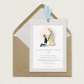 Invitación Comunión con Lazo Niño LUCAS