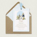 Invitación Comunión con Lazo Niño HUGO
