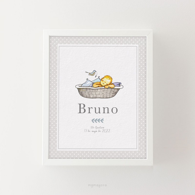 Cuadro Bautizo BRUNO